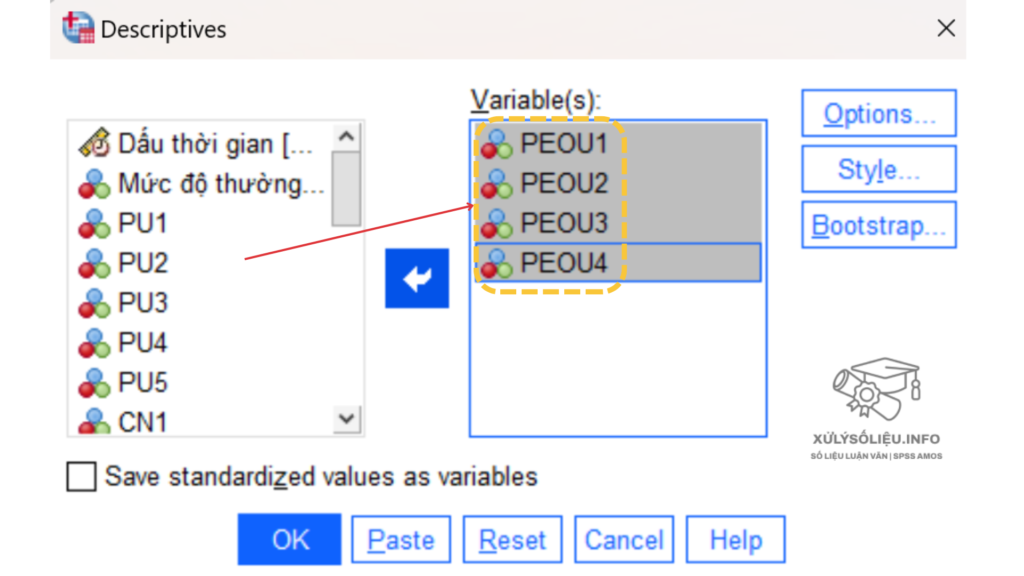 3.Dua Cac Bien Can Thong Ke Vao Muc Variables