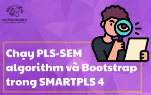 Phân tích PLS-SEM algorithm và Boostrapping trên SMARTPLS 4