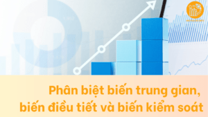 Phân biệt biến trung gian, biến điều tiết và biến kiểm soát trong nghiên cứu định lượng