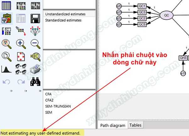 Cách phân tích biến trung gian mediator trong AMOS mô hình biến trung gian 6