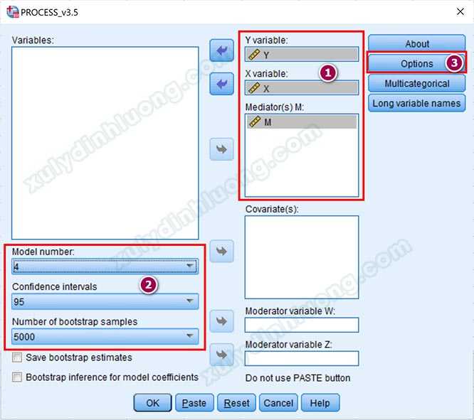 Hướng dẫn phân tích biến trung gian (mediator) bằng SPSS: Sobel Test và Bootstrapping với PROCESS Macro Hướng dẫn phân tích biến trung gian (mediator)