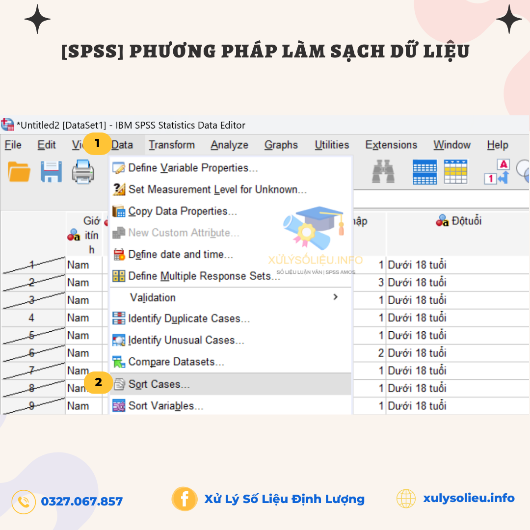 Dùng bảng tần số SPSS