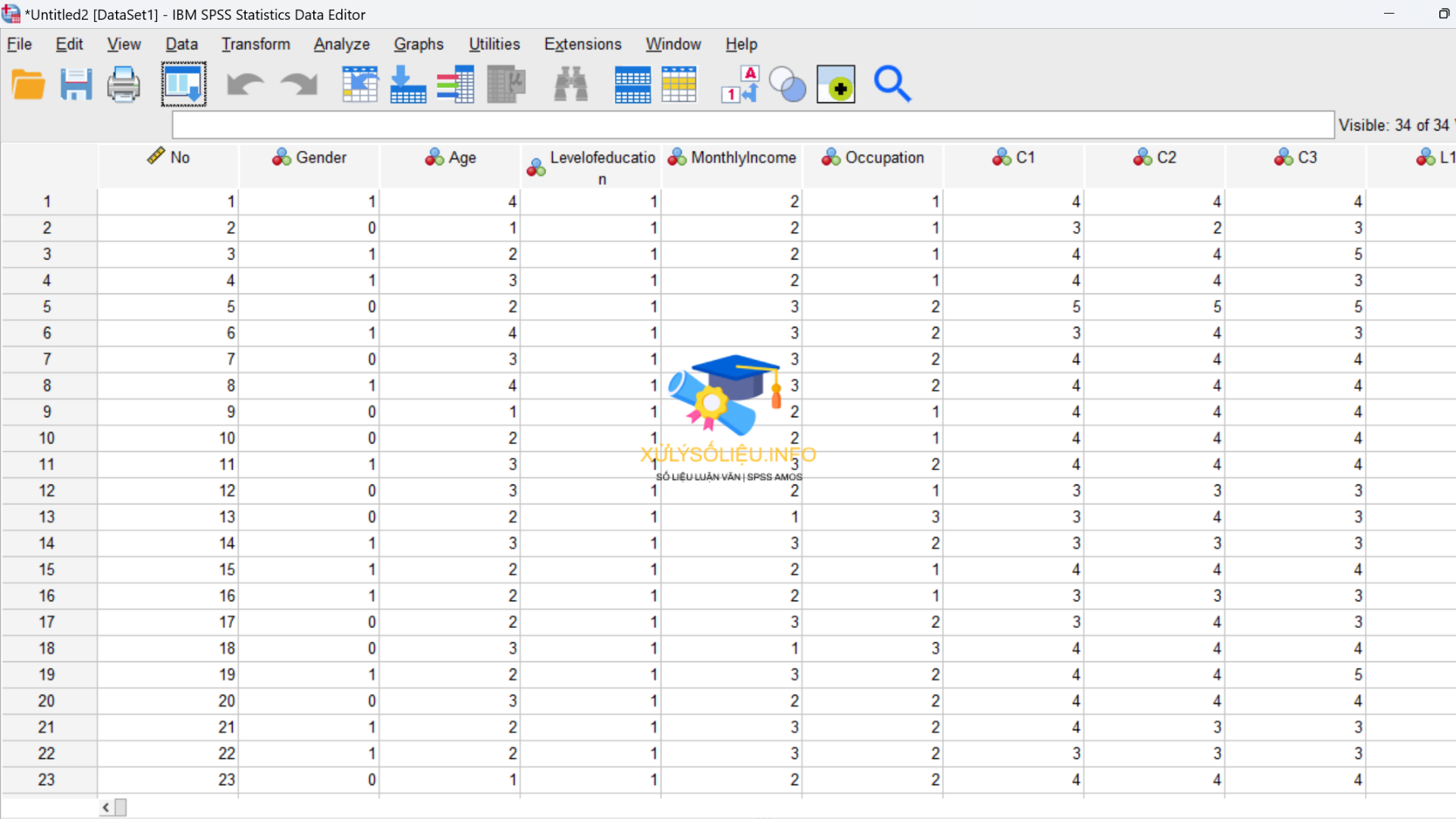 Đọc tập tin dữ liệu vào SPSS từ nguồn khác 4