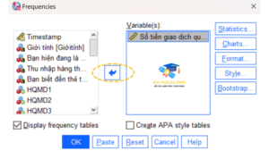 18.Dua Bien So Tien Giao Dich Qua The Tin Dung Hang Thang Vao O Variables