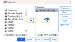 3.Tick Chon Dua Bien Gioi Tinh Vao O Variables