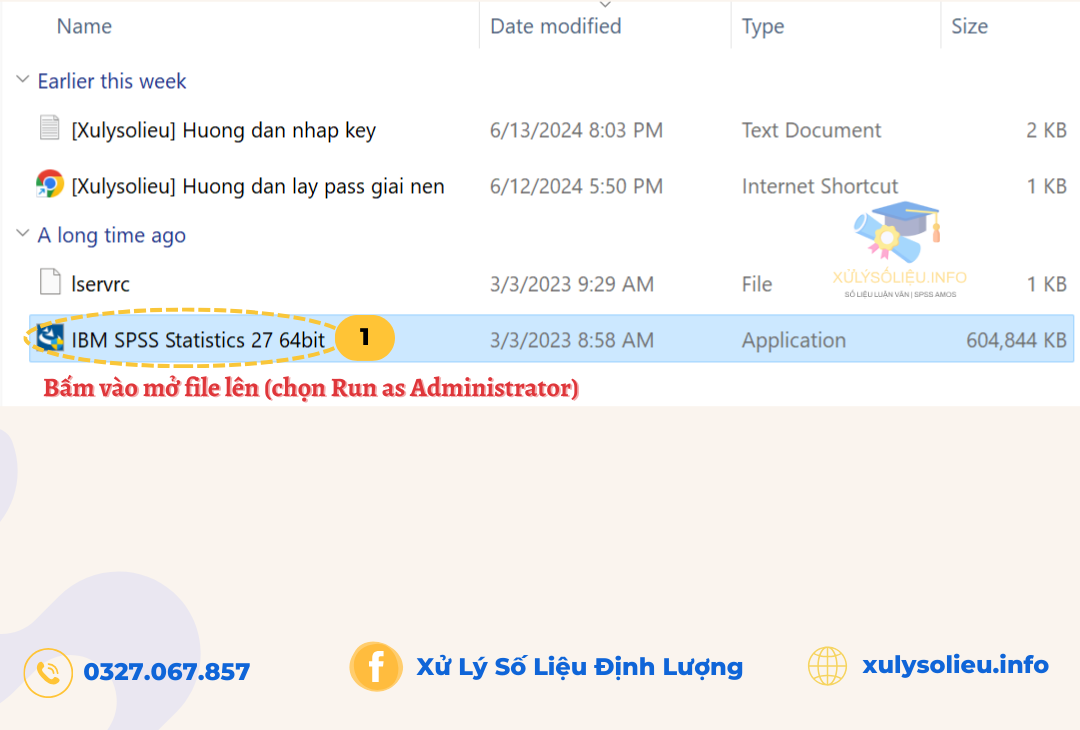chạy phần mềm spss