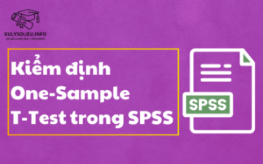 Kiểm Định One-Sample T-Test Trong Spss