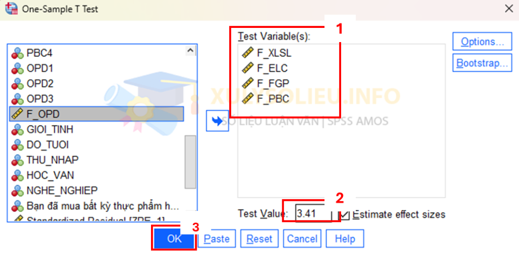 One Sample T Test 2