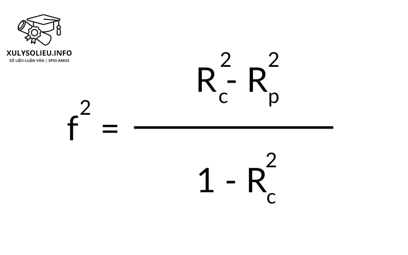 Công thức tính Effect size f2