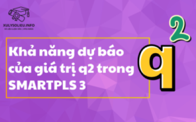 Khả năng dự báo của giá trị q2 trong SmartPLS 3