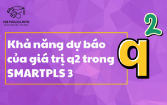 Khả năng dự báo của giá trị q2 trong SmartPLS 3