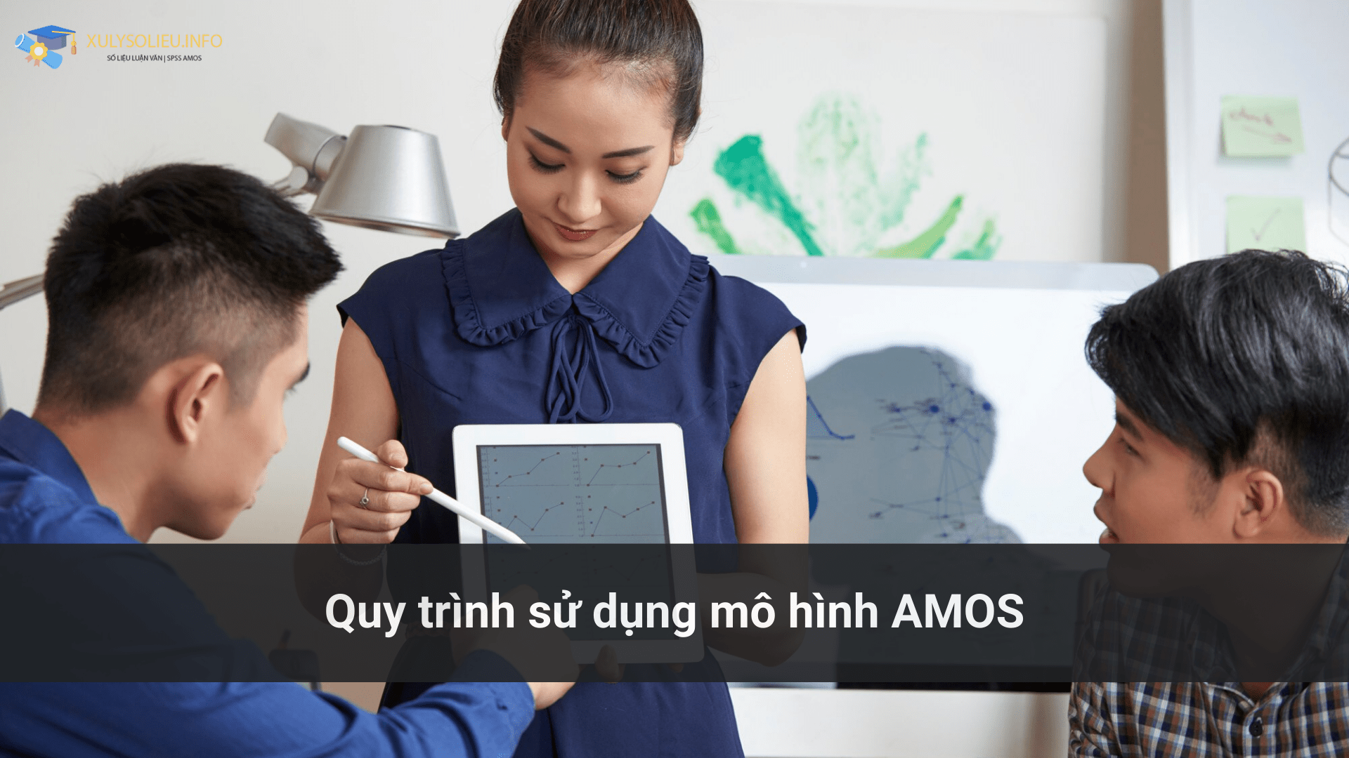 quy trình sử dụng mô hình amos