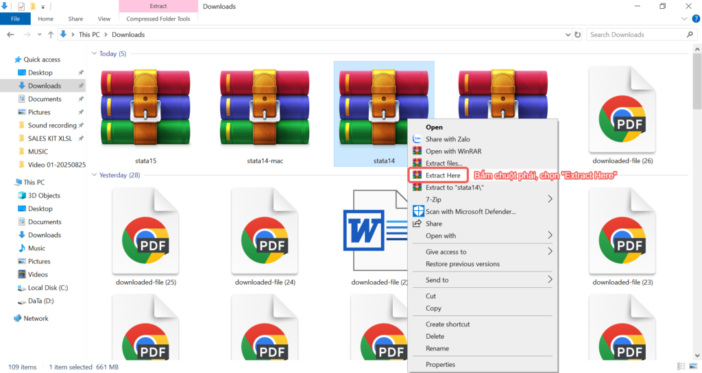 Hướng dẫn tải STATA
