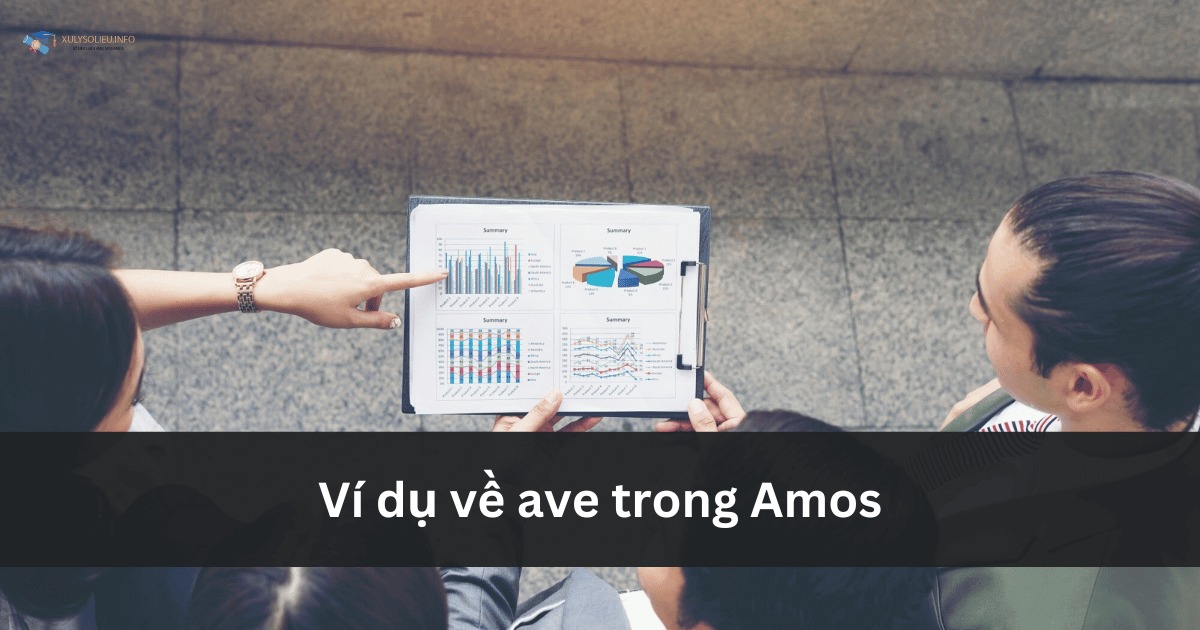 Ví dụ về ave trong Amos