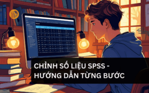 chỉnh số liệu spss