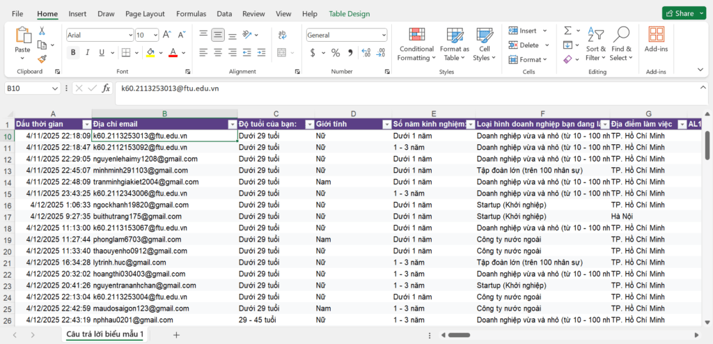 Cách chạy SPSS từ Excel - Hướng dẫn chi tiết Chuẩn bị dữ liệu Excel chạy SPSS