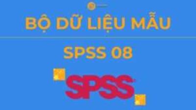 Bộ Dữ Liệu Mẫu (Data Mẫu) Xử Lý và Chạy SPSS – SPSS 08