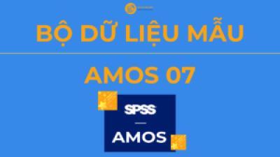 Bộ Dữ Liệu Mẫu (Data Mẫu) Xử Lý và Chạy AMOS – AMOS 07