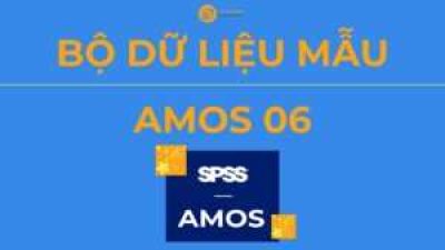 Bộ Dữ Liệu Mẫu (Data Mẫu) Xử Lý và Chạy AMOS – AMOS 06