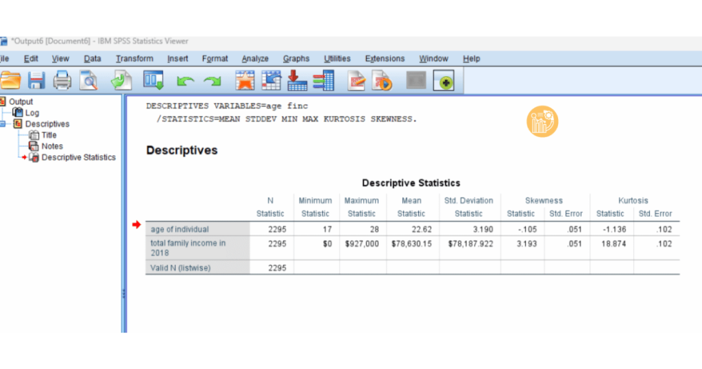 cách đọc kết quả thống kê mô tả trong spss