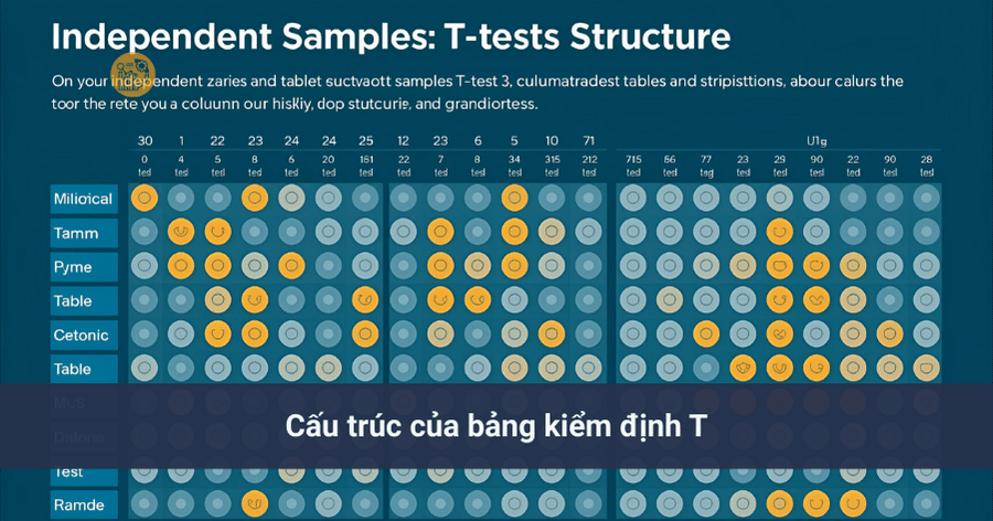Cau truc cua bang kiem dinh t