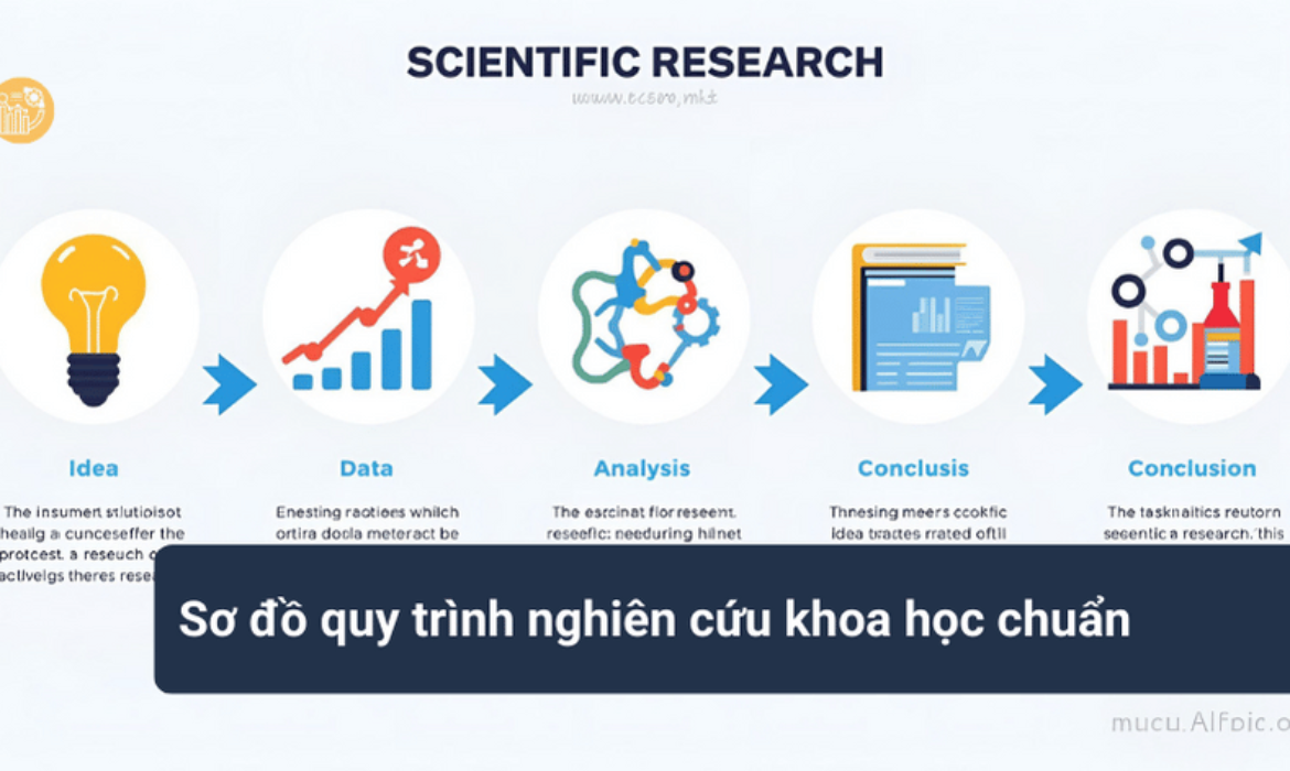 Sơ đồ quy trình nghiên cứu khoa học chuẩn