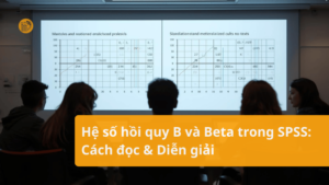 Hệ số hồi quy B và Beta trong SPSS_ Cách đọc và diễn giải Hệ số hồi quy B và Beta trong SPSS_ Cách đọc và diễn giải
