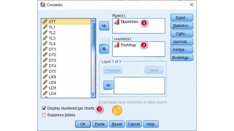 Dua-mot-bien-vao-o-Rows-va-bien-con-lai-vao-o-Columns