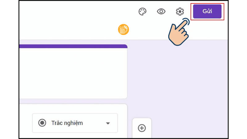 Nhấn Gửi để chia sẻ cho người trả lời