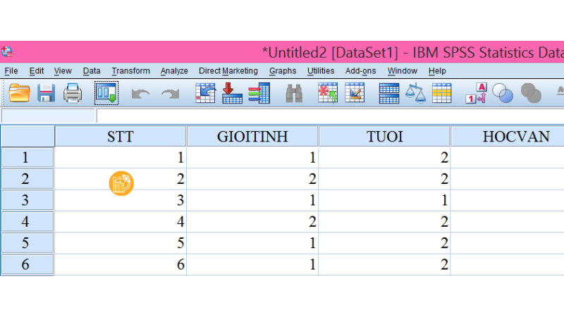 cách mở file spss