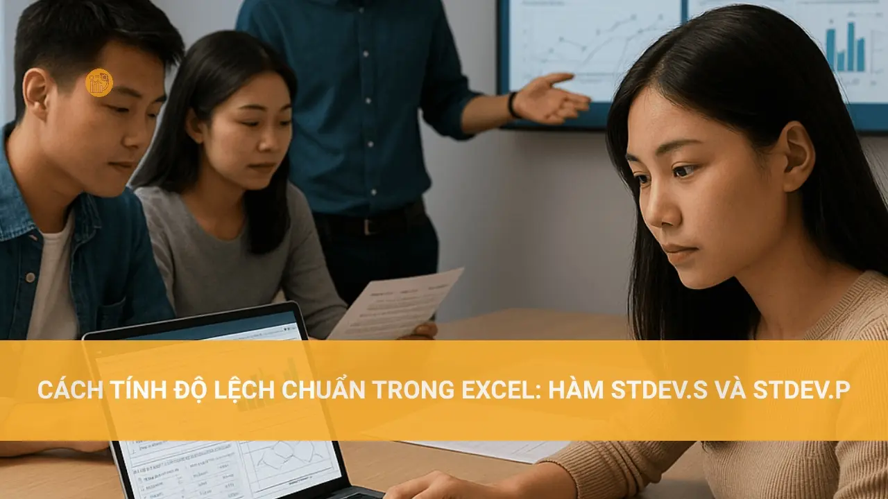 Cách Tính Độ Lệch Chuẩn Trong Excel Cách Tính Độ Lệch Chuẩn Trong Excel: Hàm STDEV.S và STDEV.P