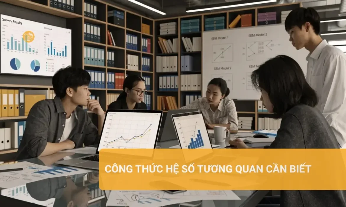 Công thức hệ số tương quan trong phân tích dữ liệu