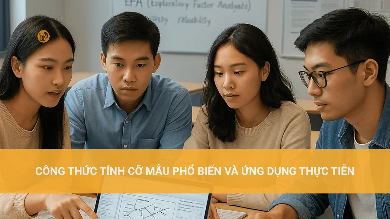 Tính Cỡ Mẫu Nghiên Cứu Đúng Cách Công Thức Tính Cỡ Mẫu Phổ Biến và Ứng Dụng Thực Tiễn