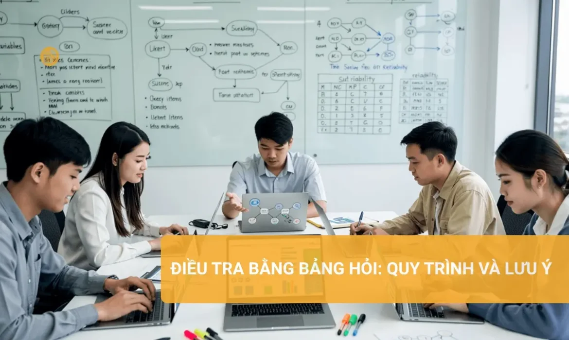 Hướng dẫn quy trình điều tra bằng bảng hỏi hiệu quả