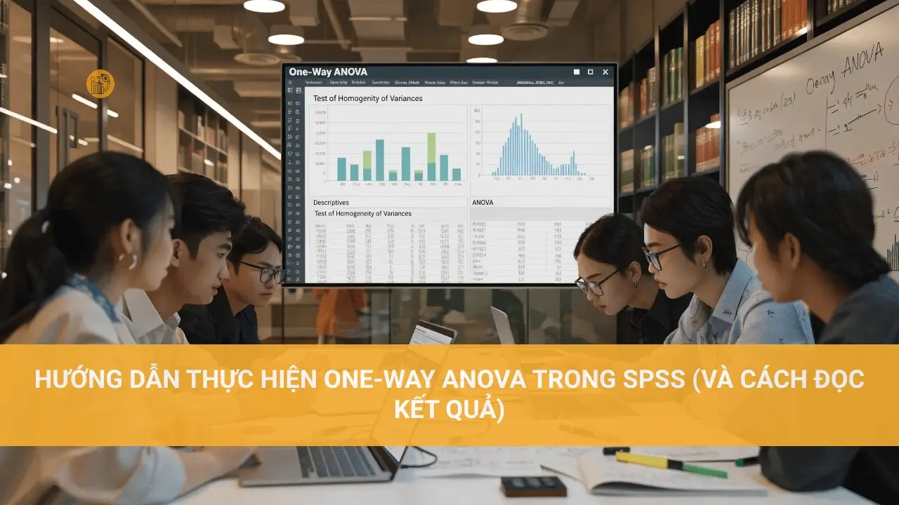 One Way Là Gì? Giải Thích Đầy Đủ A-Z Hướng Dẫn Thực Hiện One-Way ANOVA Trong SPSS (và Cách Đọc Kết Quả)