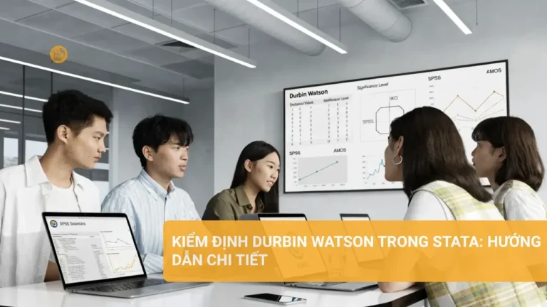 Kiểm Định Durbin Watson Trong Stata: Hướng Dẫn Chi Tiết Hướng dẫn kiểm định Durbin Watson trong Stata giúp phát hiện tự tương quan.