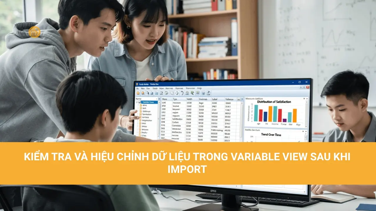 Hướng Dẫn Cách Import File Excel Vào SPSS Kiểm tra và hiệu chỉnh dữ liệu trong Variable View sau khi import