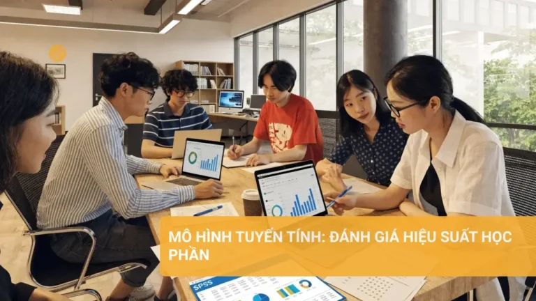 Mô hình tuyến tính: Đánh giá hiệu suất học phần Mô hình tuyến tính ứng dụng trong phân tích dữ liệu học phần