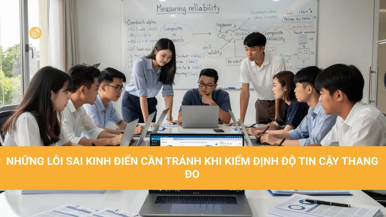 Hệ số Cronbach Alpha: Kiểm định Độ Tin Cậy Thang Đo Những lỗi sai kinh điển cần tránh khi kiểm định độ tin cậy thang đo