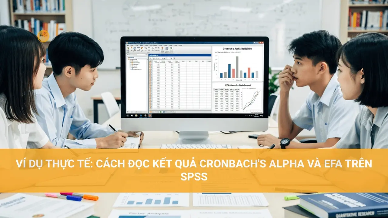 Bản Chất Của Nghiên Cứu Khoa Học Là Gì? Ví dụ thực tế: Cách đọc kết quả Cronbach's Alpha và EFA trên SPSS