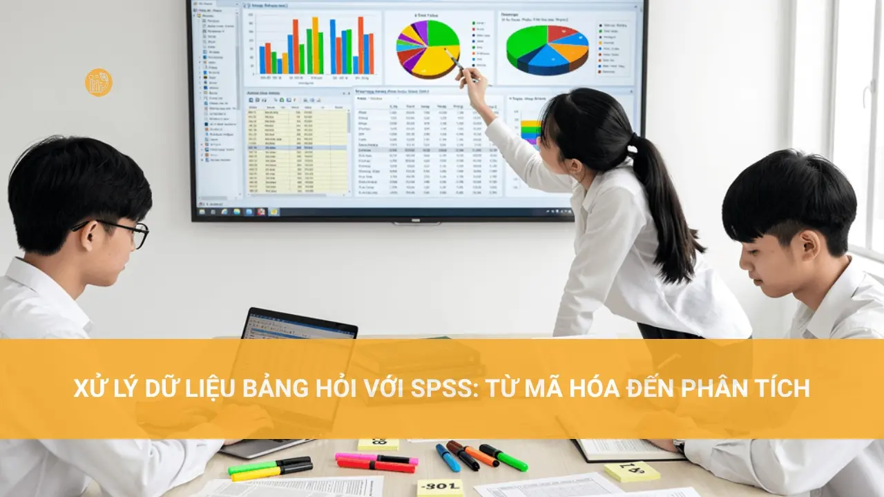 Điều Tra Bằng Bảng Hỏi: Quy Trình & Lưu Ý Xử Lý Dữ Liệu Bảng Hỏi Với SPSS: Từ Mã Hóa Đến Phân Tích