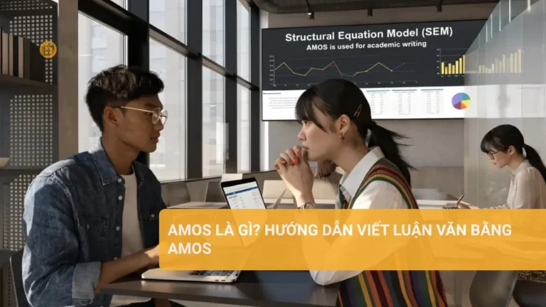 Amos là gì? Hướng dẫn viết luận văn bằng AMOS Tìm hiểu Amos là gì và cách sử dụng AMOS cho luận văn