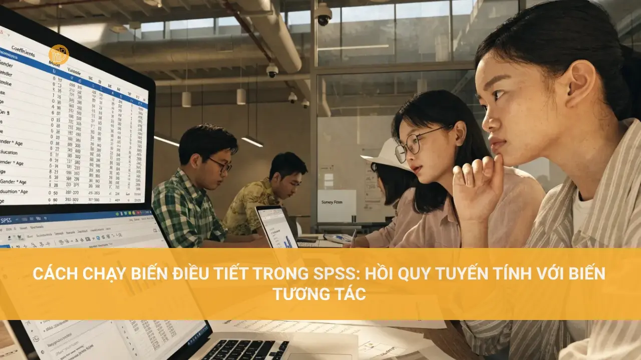 Biến Điều Tiết Là Gì? Hiểu Rõ Về Khái Niệm Cách Chạy Biến Điều Tiết trong SPSS: Hồi quy tuyến tính với biến tương tác