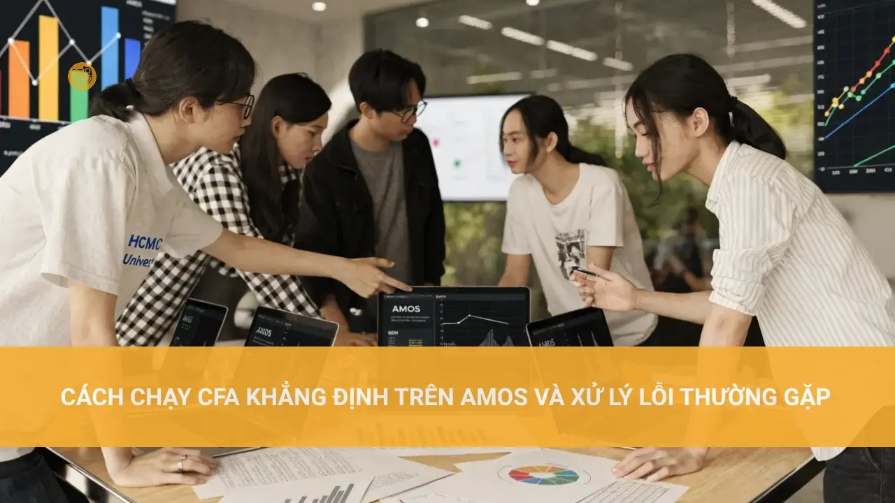 Hướng Dẫn AMOS: Phân Tích Mô Hình Hiệu Quả Cách Chạy CFA Khẳng Định Trên AMOS Và Xử Lý Lỗi Thường Gặp