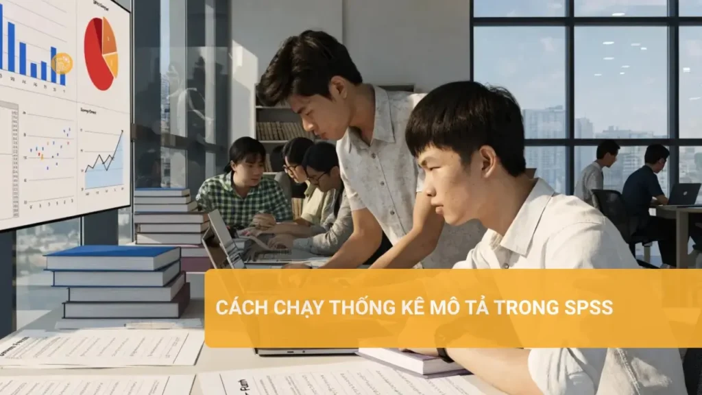 Hướng dẫn chạy thống kê mô tả trong SPSS cho người mới bắt đầu.