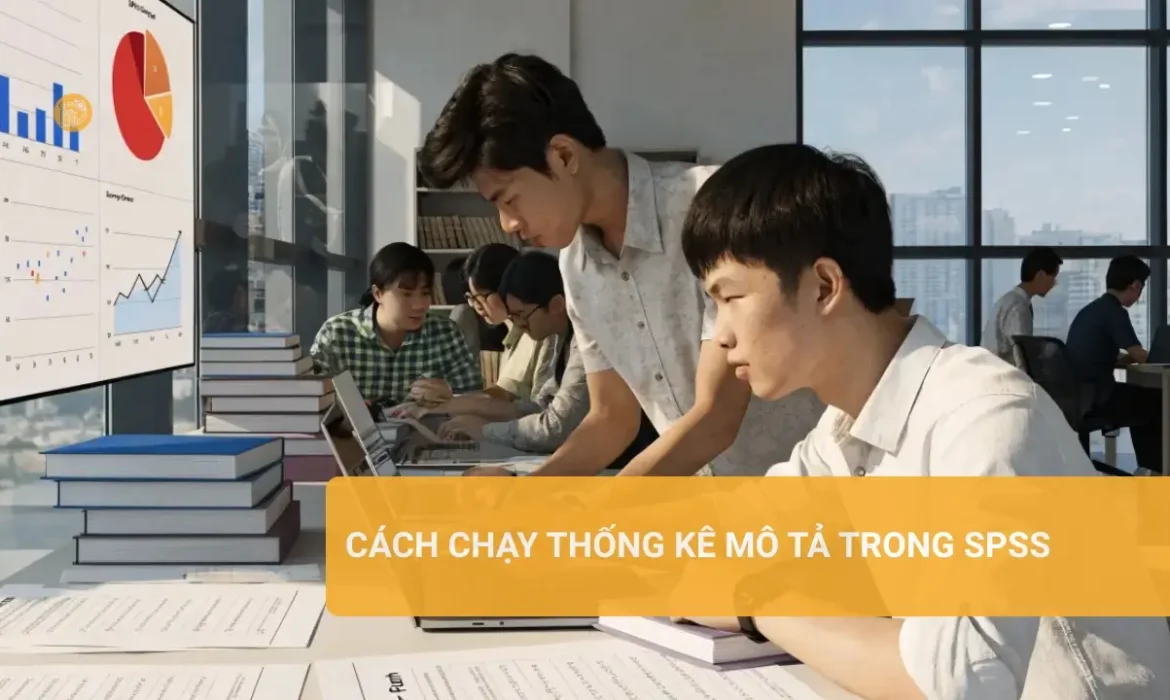 Hướng dẫn chạy thống kê mô tả trong SPSS cho người mới bắt đầu.