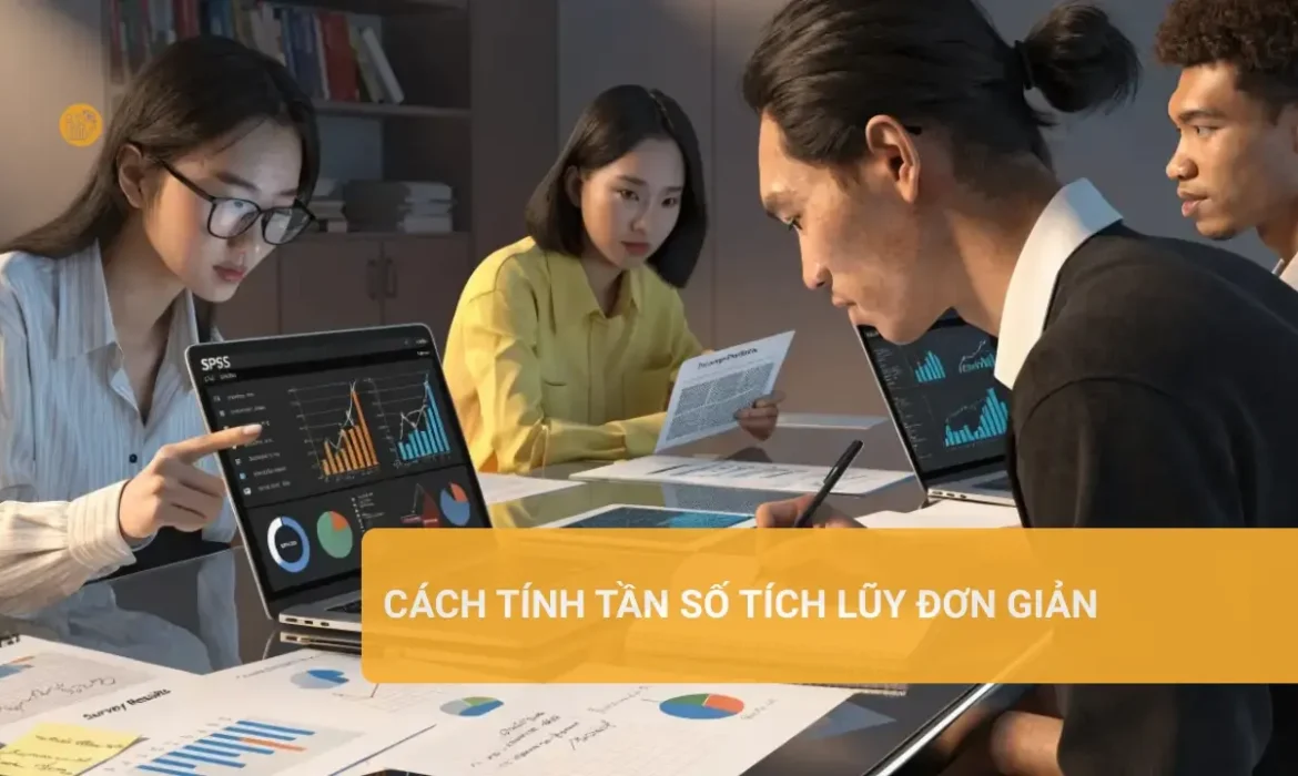 Cách tính tần số tích lũy đơn giản trong thống kê SPSS