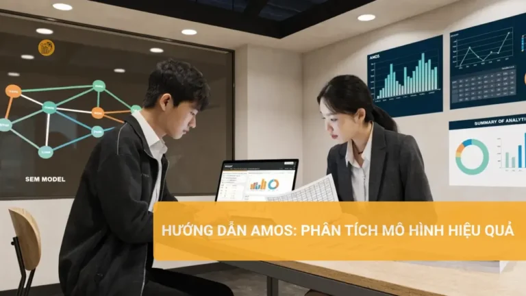 Hướng Dẫn Amos: Phân Tích Mô Hình Hiệu Quả Hướng dẫn Amos với phân tích mô hình SEM và CFA chi tiết