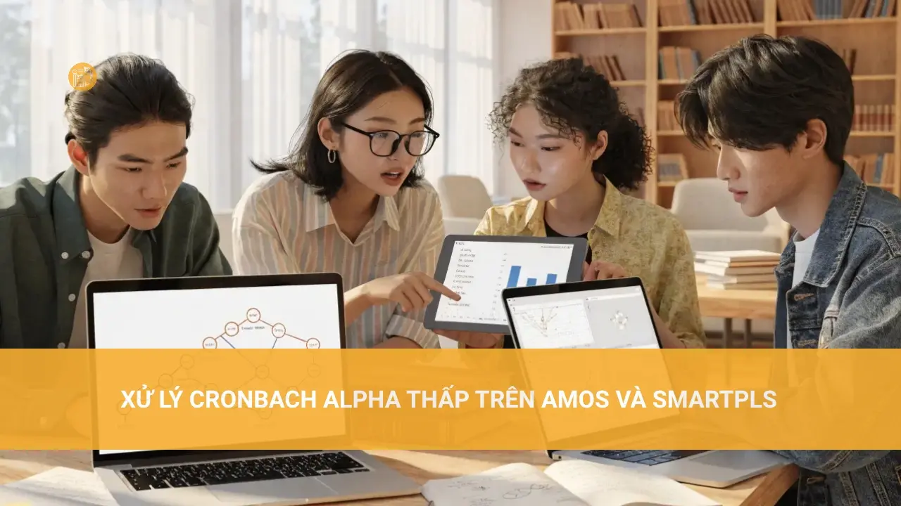 Cronbach Alpha 0.5 Acceptable? Xử Lý Cronbach Alpha Thấp Trên AMOS và SmartPLS
