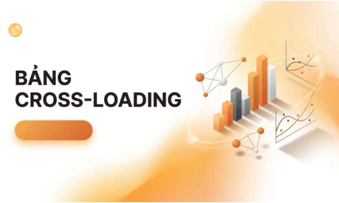 Bảng cross-loading trong phân tích dữ liệu SmartPLS để đánh giá tính phân biệt
